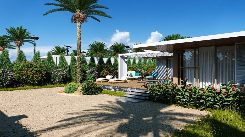 Lechia Estate Beachfront Villa with Pool and Private Driveway