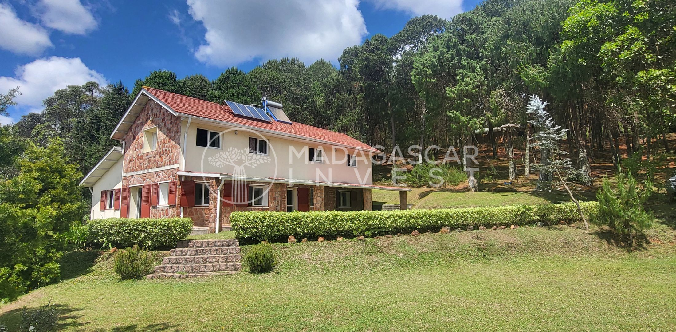 Image showing the beautiful villa Meltem on the Lake Mantasoa