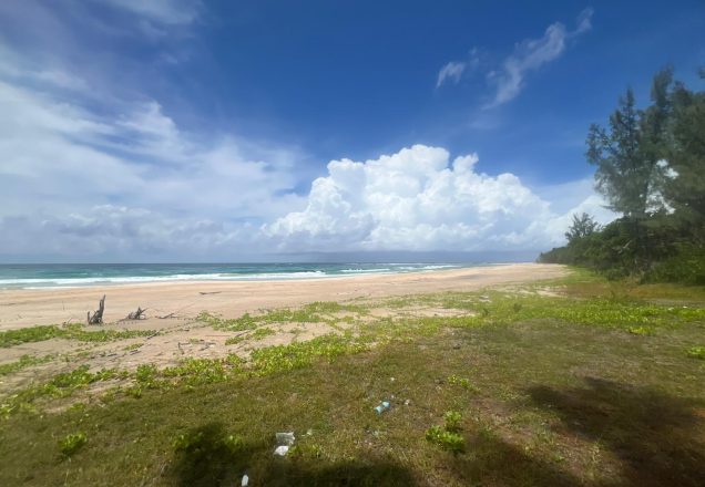 image showing a beautiful and secluded beachfront land on sainte marie island in madagascar